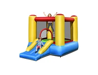 Slickblue Kids Inflatable Bounce House with Slide and 480W blower