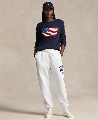 Polo Ralph Lauren Women's Team Usa Graphic Fleece Sweatpants