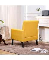 Streamdale Furniture Yellow Accent Chair: Comfy and Stylish