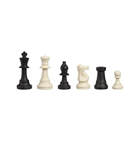 We Games Silicone Staunton Tournament Chess Pieces, 3.75 inch King