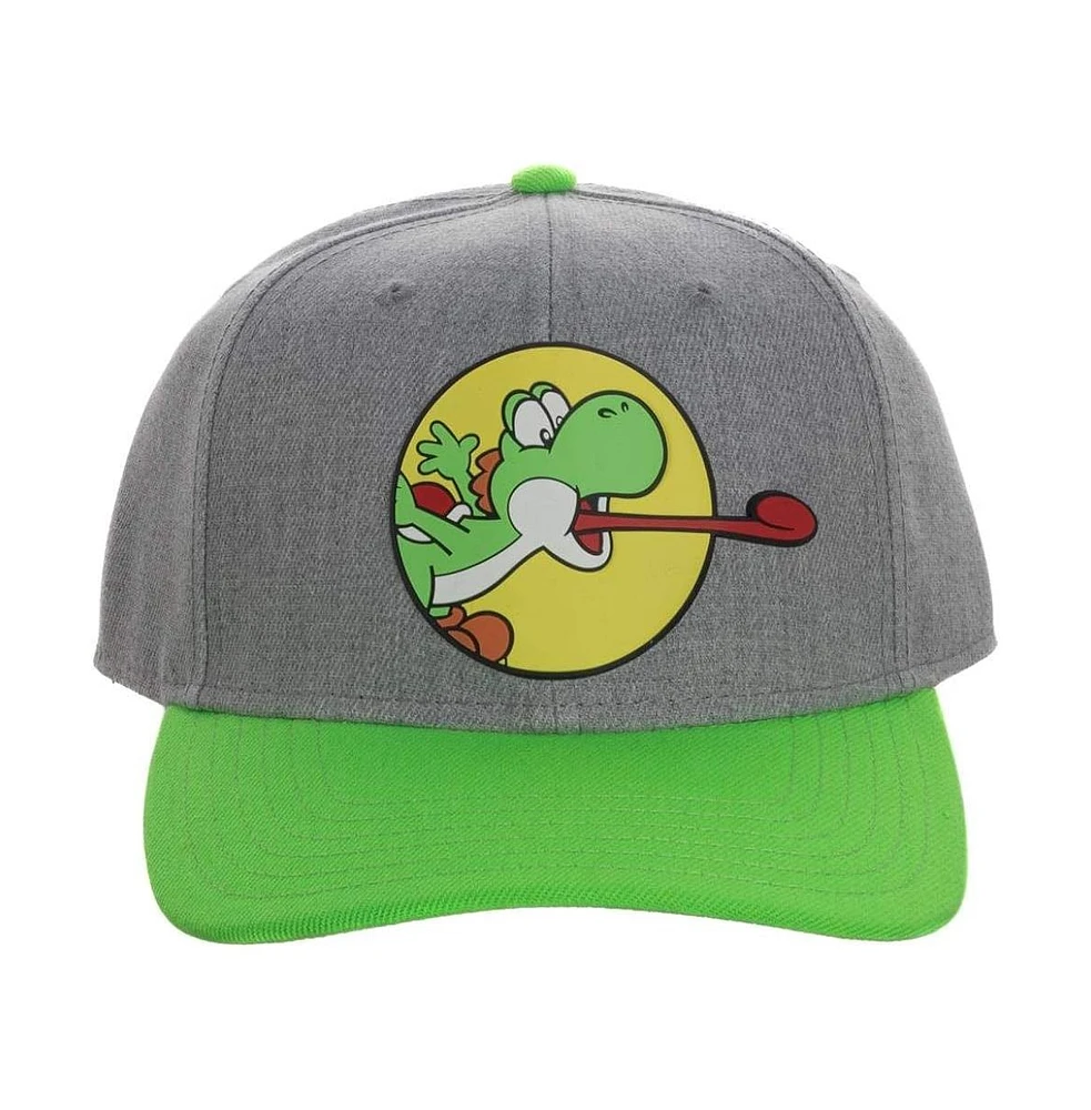 Super Mario Men's Video Game Yoshi Snapback Hat