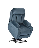 Streamdale Furniture Elderly Lift Chair Recliner with Remote Control, Light Blue