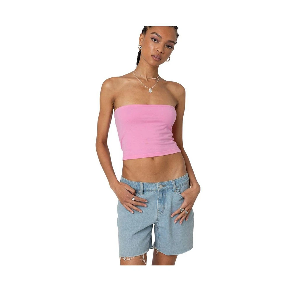 Edikted Women's Basic Tube Top