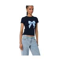 Edikted Women's Tied Up T Shirt