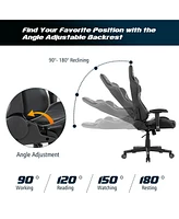 Massage Gaming Chair Reclining Swivel Racing Office Chair