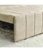 Streamdale Furniture 3-in-1 Pull-Out Sleeper Sofa with Rolled Arms