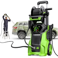 Sugift 3500 Psi 2.8 Gpm Electric Pressure Washer with Touchscreen and Adjustable Settings