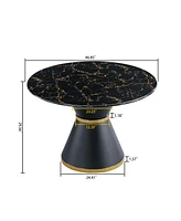 Luxurious Marble Dining Table A Statement of Sophistication and Durability