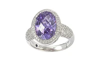 Suzy Levian New York Suzy Levian Sterling Silver Cubic Zirconia Ring