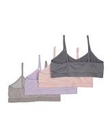 Bearpaw Girls 4-Pack Multi Color Seamless Training Bra