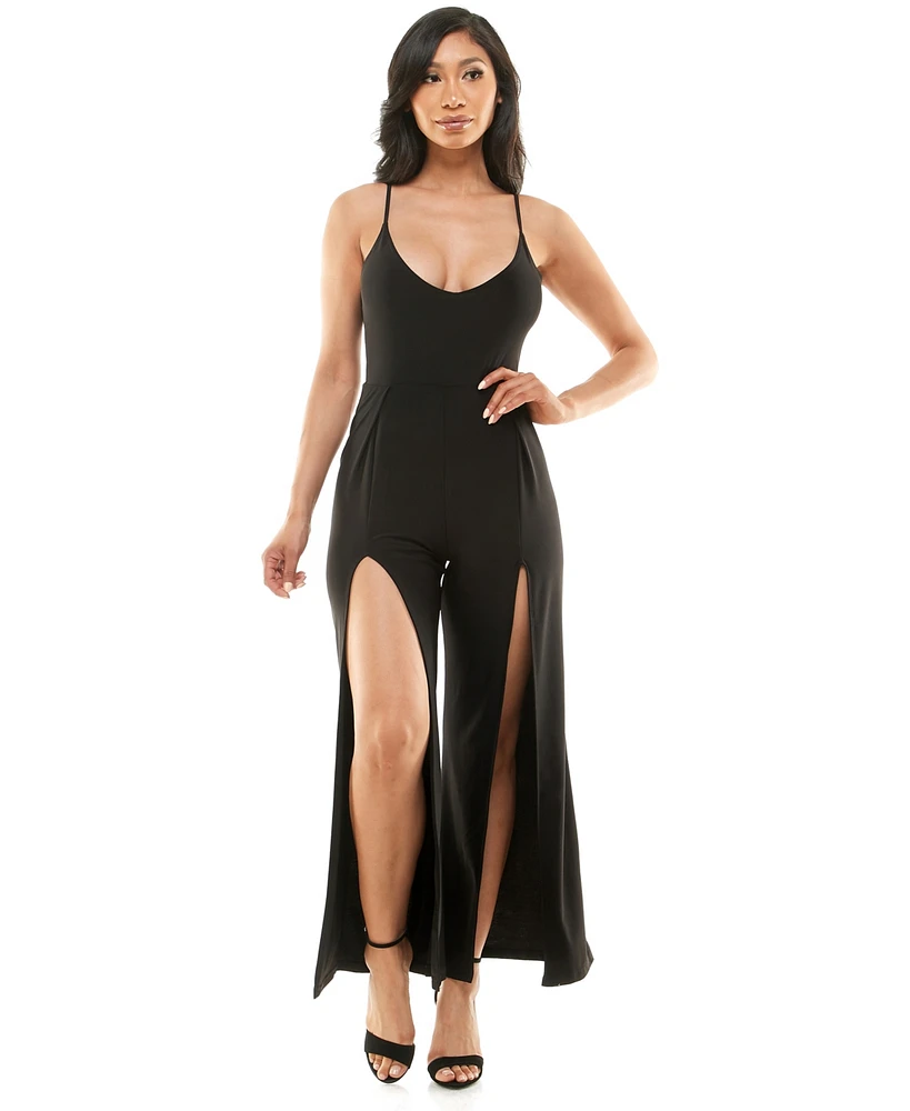 Bebe Women's Open Leg Jumpsuit