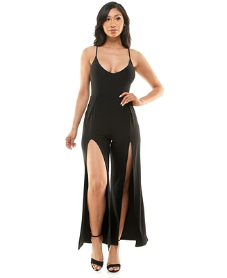 Bebe Women's Open Leg Jumpsuit