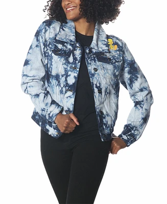 Members Only Women's Bull Denim Looney Tunes Trucker Jacket