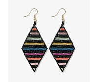 Ink + Alloy Frida Luxe Beaded Drop Earrings