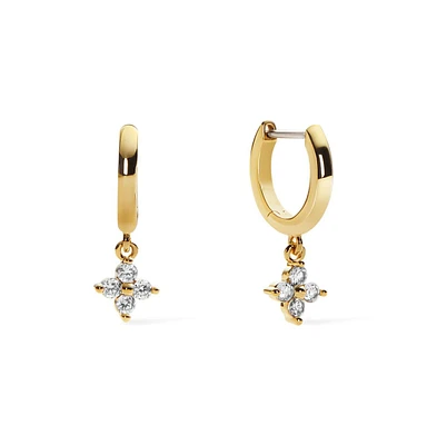 Ana Luisa Gold Huggie Hoop Earrings - Angela