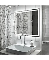 Homlux Rectangular Frosted Led Mirror