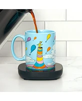 Uncanny Brands Dr. Seuss Oh, the Places You'll Go Mug with Warmer – Keeps Your Favorite Beverage Warm - Auto Shut On/Off