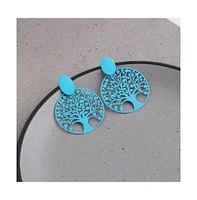 Sohi Women's Tree Drop Earrings