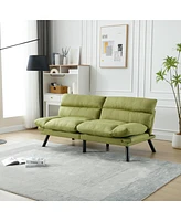 Streamdale Furniture Velvet Sofa, Accent Sofa Loveseat Sofa With Metal Feet