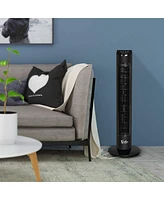 Streamdale Furniture Simple Deluxe 32" Electric Oscillating Tower Fan With Remote Control For Indoor, Bedroom