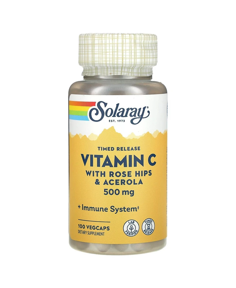 Solaray Timed Release Vitamin C 500 mg