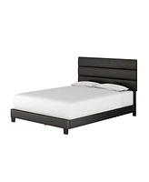 Boyd Sleep Piedmont Upholstered Headboard Tri-Panel Platform Bed