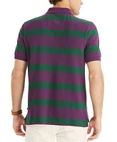Nautica Men's Classic Short Sleeve Striped Deck Polo Shirt