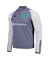 Adidas Men's Seattle Sounders Fc 2024 On-Field Aeroready Quarter-Zip Training Sweatshirt