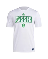 Adidas Men's Seattle Sounders Fc 2024 Jersey Hook Aeroready T-Shirt