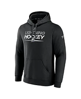 Fanatics Men's Tampa Bay Lightning Authentic Pro Alternate Wordmark Pullover Hoodie