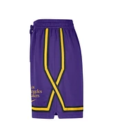 Nike Women's Los Angeles Lakers Authentic Crossover Fly Performance Shorts