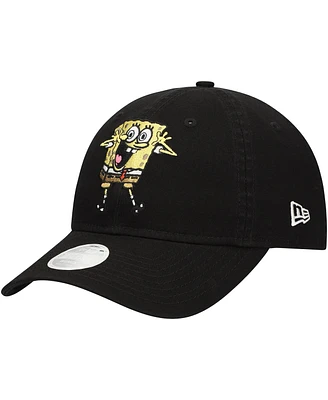 New Era Women's Black SpongeBob SquarePants 9TWENTY Adjustable Hat