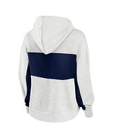 Fanatics Women's Oatmeal Seattle Mariners Up for It Fleece Pullover Hoodie