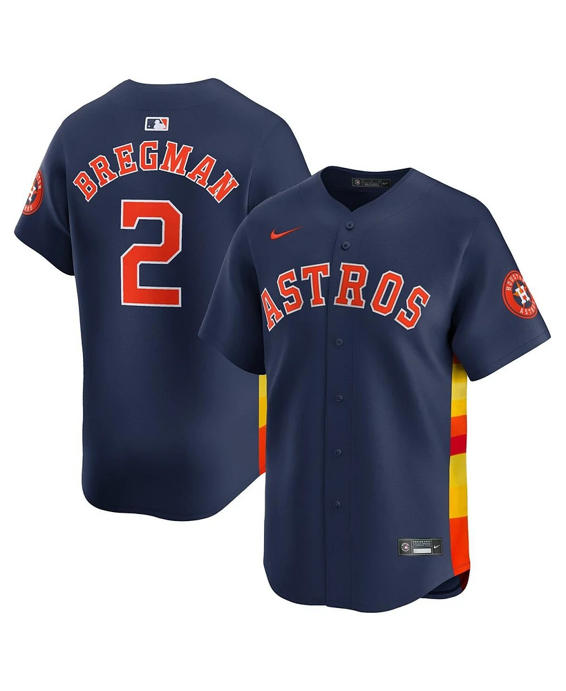 Nike Men's Alex Bregman Navy Houston Astros Alternate Limited Player Jersey