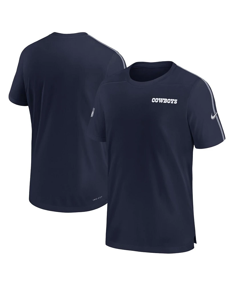 Nike Men's Dallas Cowboys 2024 Sideline Coach Uv Performance T-Shirt