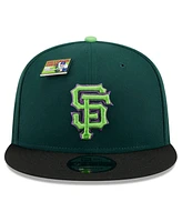 New Era Men's Green/Black San Francisco Giants Sour Apple Big League Chew Flavor Pack 9FIFTY Snapback Hat