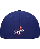 New Era Men's Royal Los Angeles Dodgers Shadow Logo 59FIFTY Fitted Hat