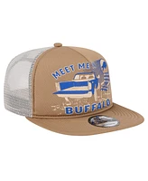 New Era Men's Tan Buffalo Bills Meet Me 9FIFTY Snapback Hat