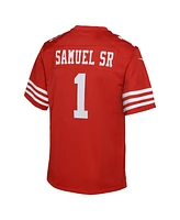 Nike Big Boys and Girls Deebo Samuel Sr Scarlet San Francisco 49ers Game Player Jersey