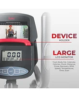 Sunny Health & Fitness Elite Interactive Series Cross Trainer Elliptical and Exclusive SunnyFit App Enhanced Bluetooth Connectivity