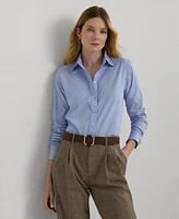 Lauren Ralph Women's Cotton Collared Shirt