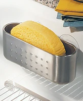 iDesign Stainless Steel Kitchen Sink Sponge Holder