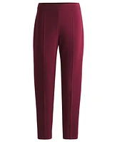 Boss by Hugo Women's Regular-Fit Tapered Leg Trousers