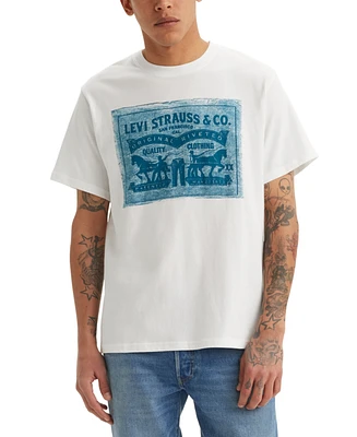 Levi's Men's Relaxed-Fit Archival Two Horsepower Logo Graphic T-Shirt