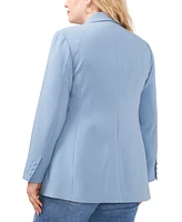 Vince Camuto Plus Size Single-Breasted One-Button Blazer