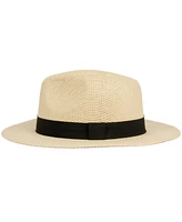 Angela & William Straw Panama Fedora Sun Hat