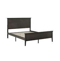 Merrick Lane Norwich Solid Wood Platform Bed Frame With Slatted Foundation