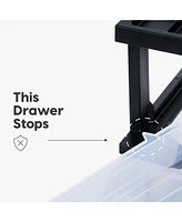 Iris Usa 7 Drawers Plastic Storage rolling Cart with drawer, White