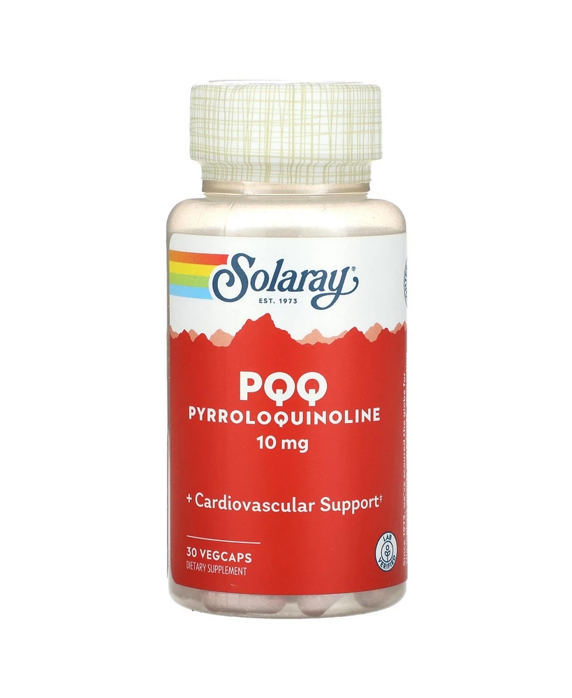 Solaray Pqq Pyrroloquinoline 10 mg