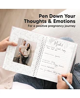 KeaBabies Pregnancy Journal, Announcements, 80 Pages Hard Cover Book For Mom To Be Gift